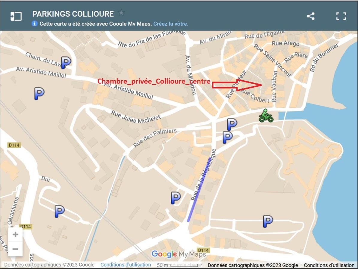 Chambre_Privee_Collioure_Centre 外观 照片